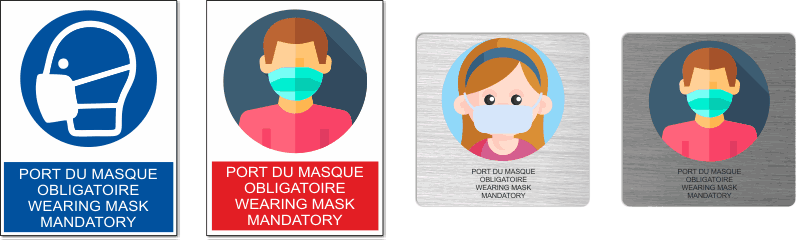 Masque Obligatoire Pictogramme Mini Pictogramme D Informations